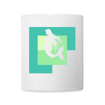 Créature mythique : nageoire de lamantin - Mug blanc - blanc - Devant