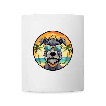 Lunettes de soleil Bouvier Des Ardennes Dog Breed Cartoon - Mug blanc - blanc - Devant