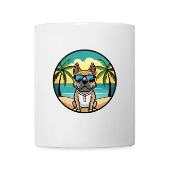 Braque Du Bourbonnais Hunderasse Cartoon Sonnenbrille - Tasse - Weiß - Vorne