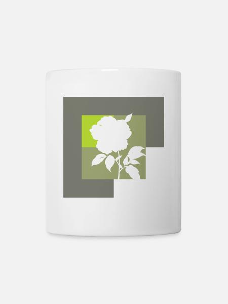 Floristik Garten Botanisch - Tasse - Weiß