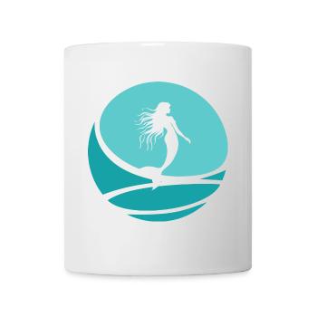 Meerjungfrau Marina Seekuh - Tasse - Weiß - Vorne