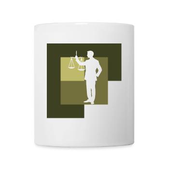 Anwalt Richter Versicherung - Tasse - Weiß - Vorne