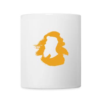 Hipster à barbe - Mug blanc - blanc - Devant