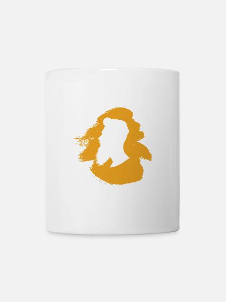 Bart Hipster - Tasse - Weiß