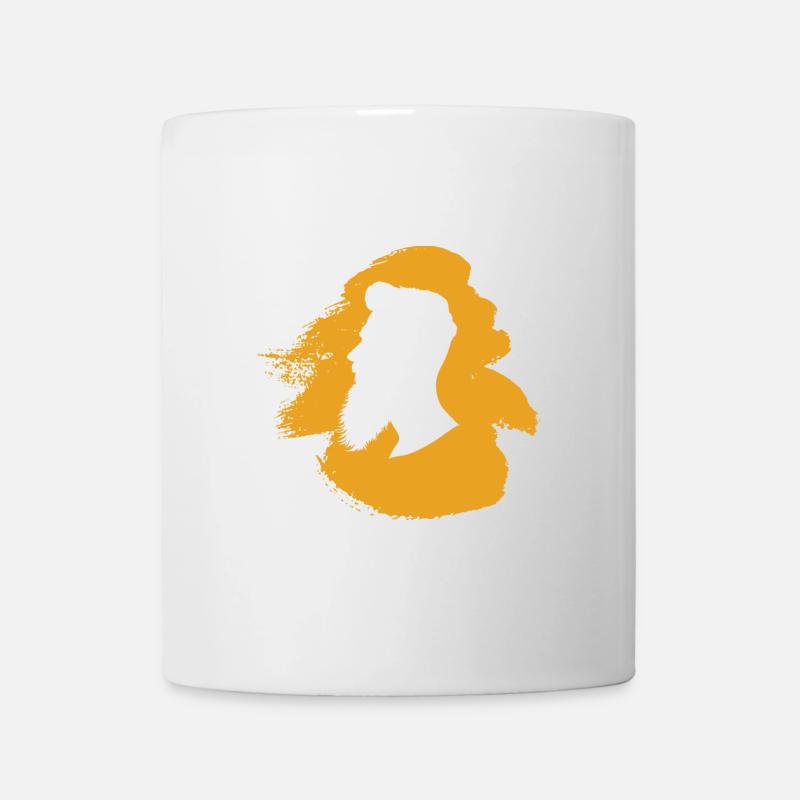 Bart Hipster - Tasse - Weiß