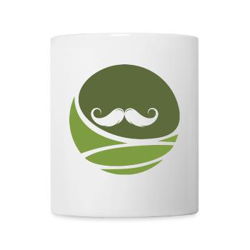 Schnurrbart Sir Baertig - Tasse - Weiß - Vorne