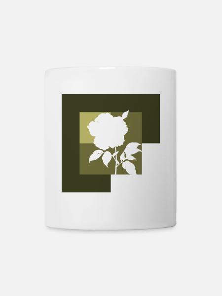 Floristik Gießkanne - Tasse - Weiß