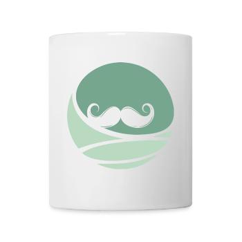 Moustache Pilosité faciale Novembre - Mug blanc - blanc - Devant