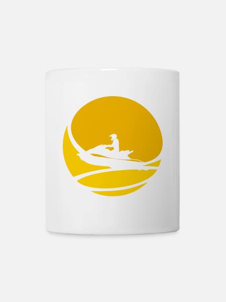 Wasserski Wakeskate Jetski - Tasse - Weiß