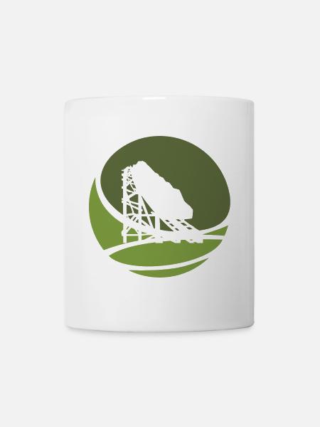 Achterbahn Festzelt - Tasse - Weiß