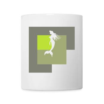 Fin Lamantin Neptune - Mug blanc - blanc - Devant
