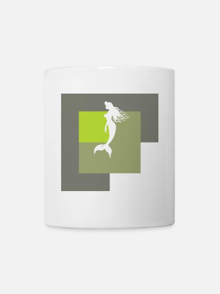 Flosse Seekuh Neptun - Tasse - Weiß