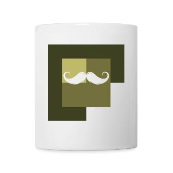 Bart Hipster Sir - Tasse - Weiß - Vorne