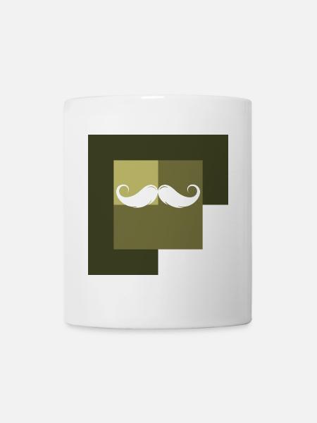 Bart Hipster Sir - Tasse - Weiß