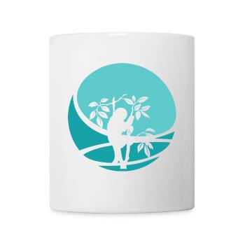 Faultier Entspannen - Tasse - Weiß - Vorne