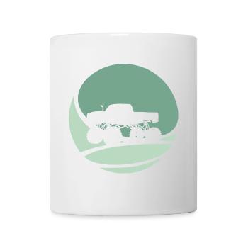 Monstertruck Gelaende Reifen - Tasse - Weiß - Vorne