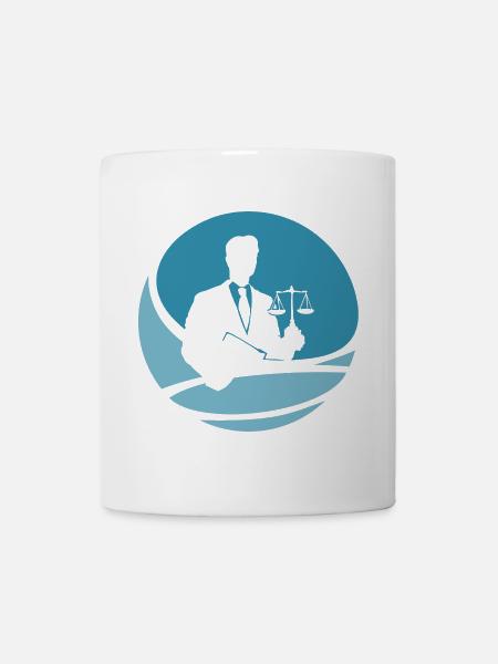 Richter Absatz Anwalt - Tasse - Weiß