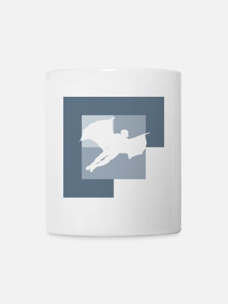Wingsuit Base Jumping Anzug - Tasse - Weiß