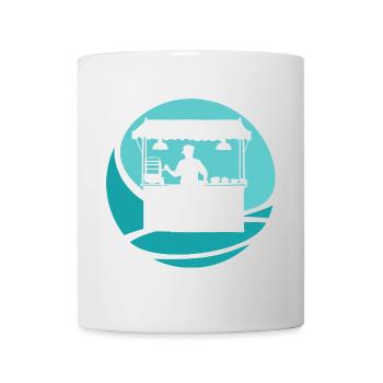 Snack delicious burger - Mug - white - Front