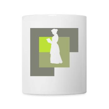 Literatur Leseratte Bildung - Tasse - Weiß - Vorne