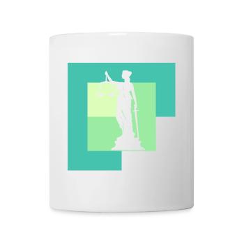 Avocat Juge - Mug blanc - blanc - Devant