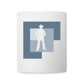 Cowboy Sheriff Cowboystiefel - Tasse - Weiß - Vorne