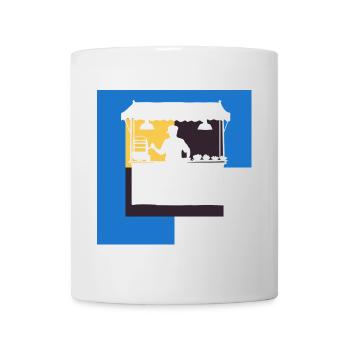 Burgers de restauration rapide - Mug blanc - blanc - Devant