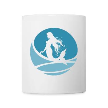 Nageoire de lamantin Neptune - Mug blanc - blanc - Devant