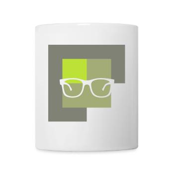 Buch Leseratte Writing - Tasse - Weiß - Vorne