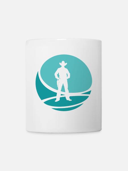 Cowboy Western - Tasse - Weiß