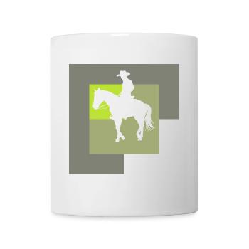 Selle Lasso Cowboy - Mug blanc - blanc - Devant