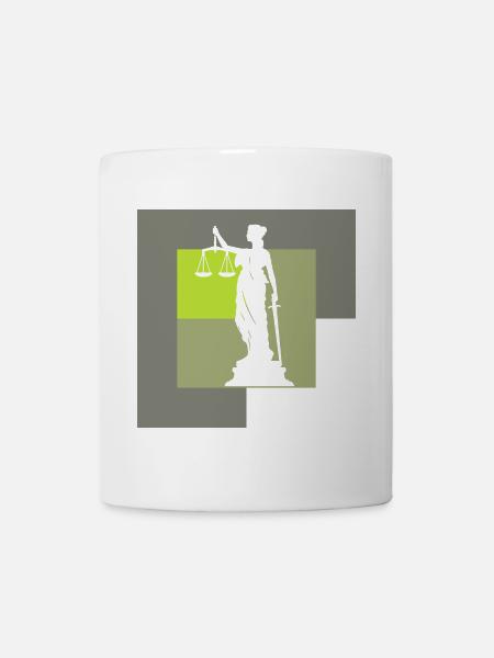 Anwalt Gericht Absatz - Tasse - Weiß
