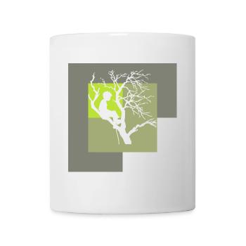 Kletteraffe Steigeisen Aufstieg - Tasse - Weiß - Vorne