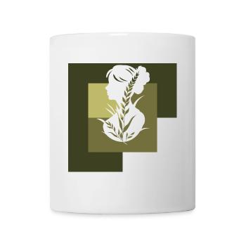Végétalien à base de plantes sain - Mug blanc - blanc - Devant