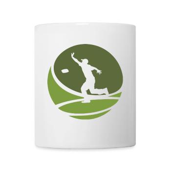 Tournoi de cornhole - Mug blanc - blanc - Devant