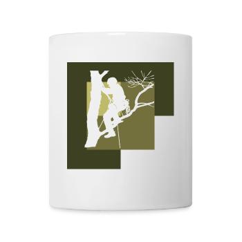 Tree Climbing Climbing Ascent - Mug - white - Front