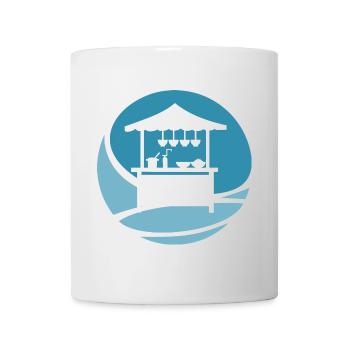 Burger - Tasse - Weiß - Vorne