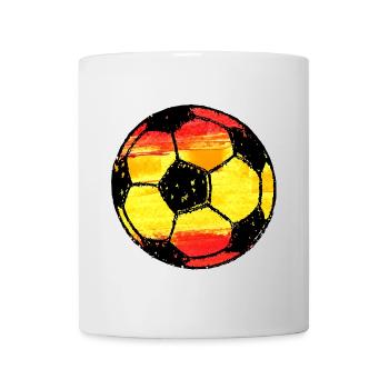 Fußball Spanien - rot gelb rot - Tasse - Weiß - Vorne