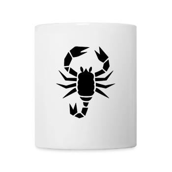 Abstract Scorpio Zodiac Animal Art - Mug - white - Front