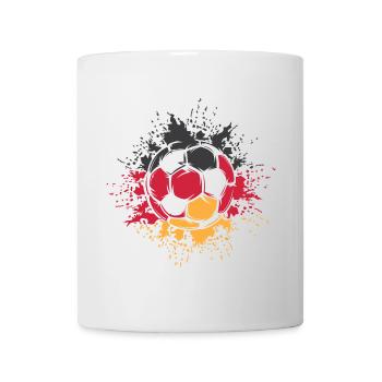 Football Color Explosion Allemagne Jeu de football - Mug blanc - blanc - Devant