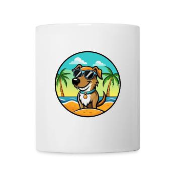 Schweizer Laufhund Dog Breed Cartoon Sunglasses - Mug - white - Front