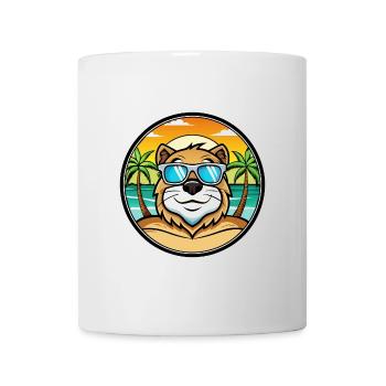 Tahltan Bear Dog Breed Cartoon Sunglasses Beach - Mug - white - Front