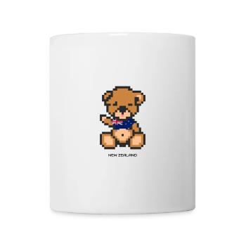 Pixel Bear New Zealand - Mug - white - Front