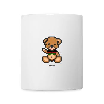 Pixel Bear Kenya - Mug - white - Front