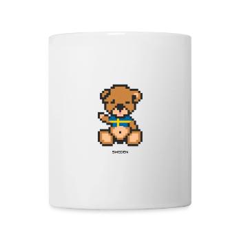 Pixel Bear Sweden - Mug - white - Front