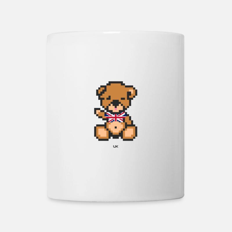 Pixel Bear UK - Mug blanc - blanc
