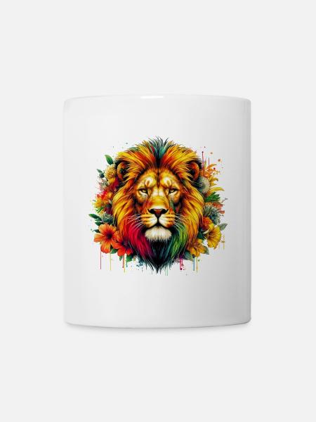 Lion - Mug blanc - blanc