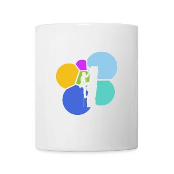 Baumklettern Steigeisen Aufstieg - Tasse - Weiß - Vorne
