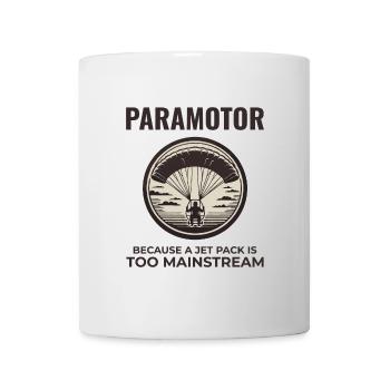 Paramotor Pilot Paramotoring Powered Paraglider - Mug - white - Front