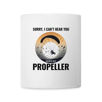 Paramotor Pilot Paramotoring Powered Paraglider - Mug - white - Front